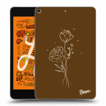 Husă pentru Apple iPad mini 2019 (5. gen) - Brown flowers