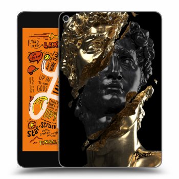 Picasee husă neagră din silicon pentru Apple iPad mini 2019 (5. gen) - Gold - Black