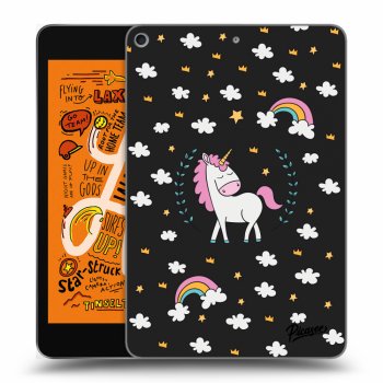 Picasee husă neagră din silicon pentru Apple iPad mini 2019 (5. gen) - Unicorn star heaven
