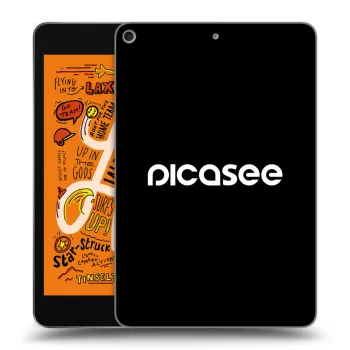 Picasee husă neagră din silicon pentru Apple iPad mini 2019 (5. gen) - Picasee - new logo - white