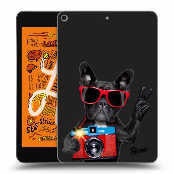 Picasee husă neagră din silicon pentru Apple iPad mini 2019 (5. gen) - French Bulldog