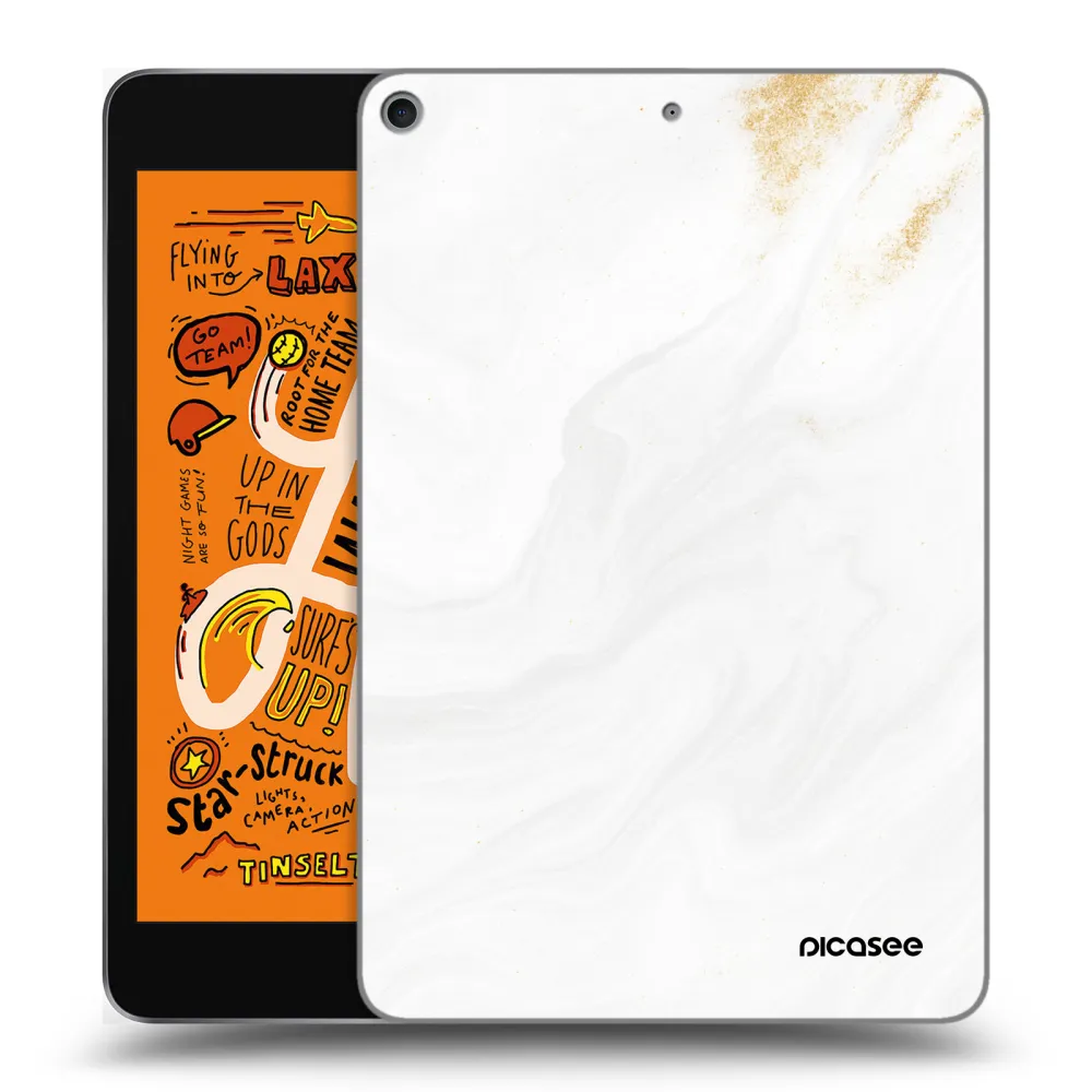 Picasee husă transparentă din silicon pentru Apple iPad mini 2019 (5. gen) - White