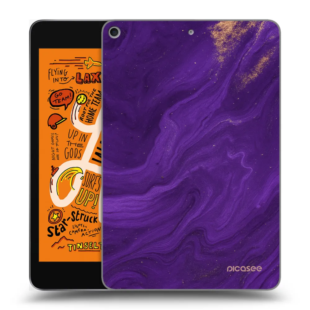 Picasee husă transparentă din silicon pentru Apple iPad mini 2019 (5. gen) - Purple