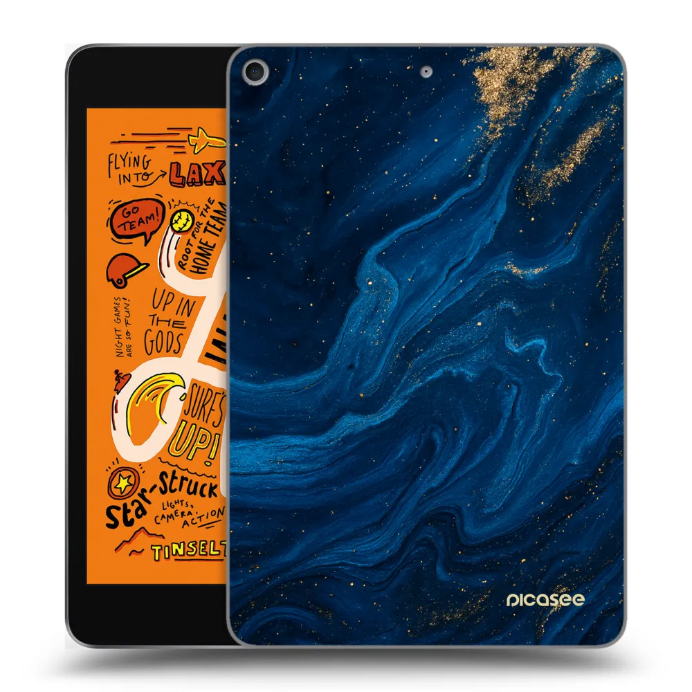 Picasee husă transparentă din silicon pentru Apple iPad mini 2019 (5. gen) - Blue