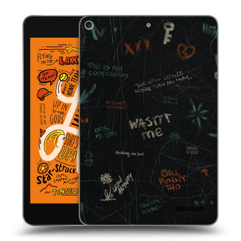 Picasee husă transparentă din silicon pentru Apple iPad mini 2019 (5. gen) - CONFESSION