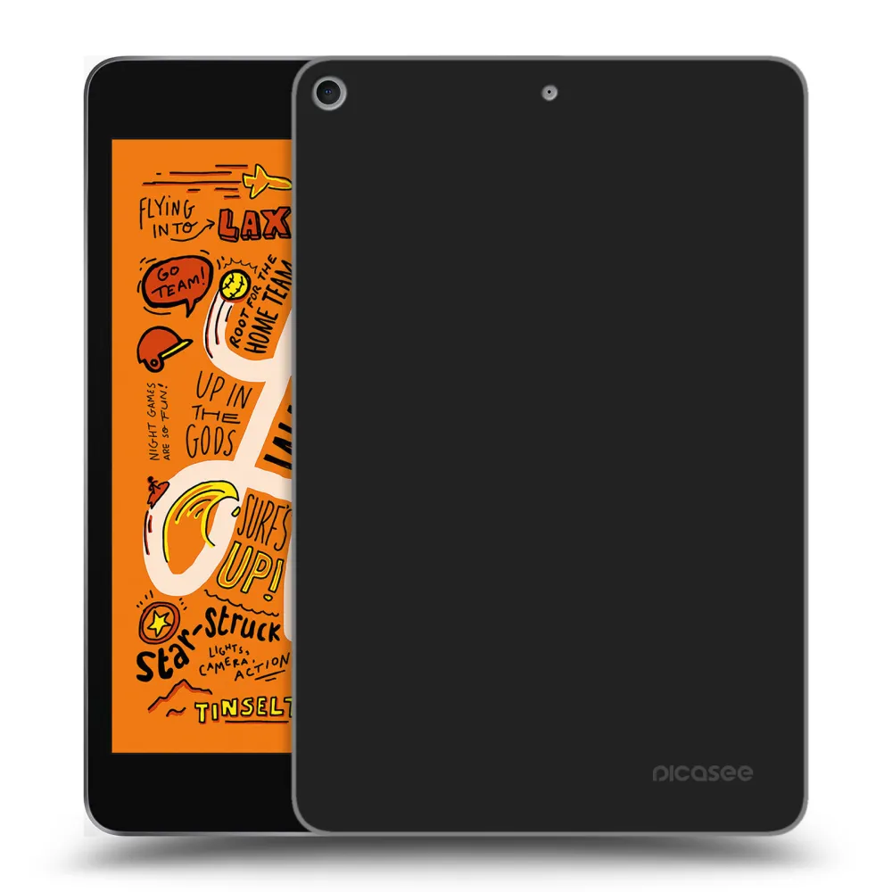 Picasee husă neagră din silicon pentru Apple iPad mini 2019 (5. gen) - Clear