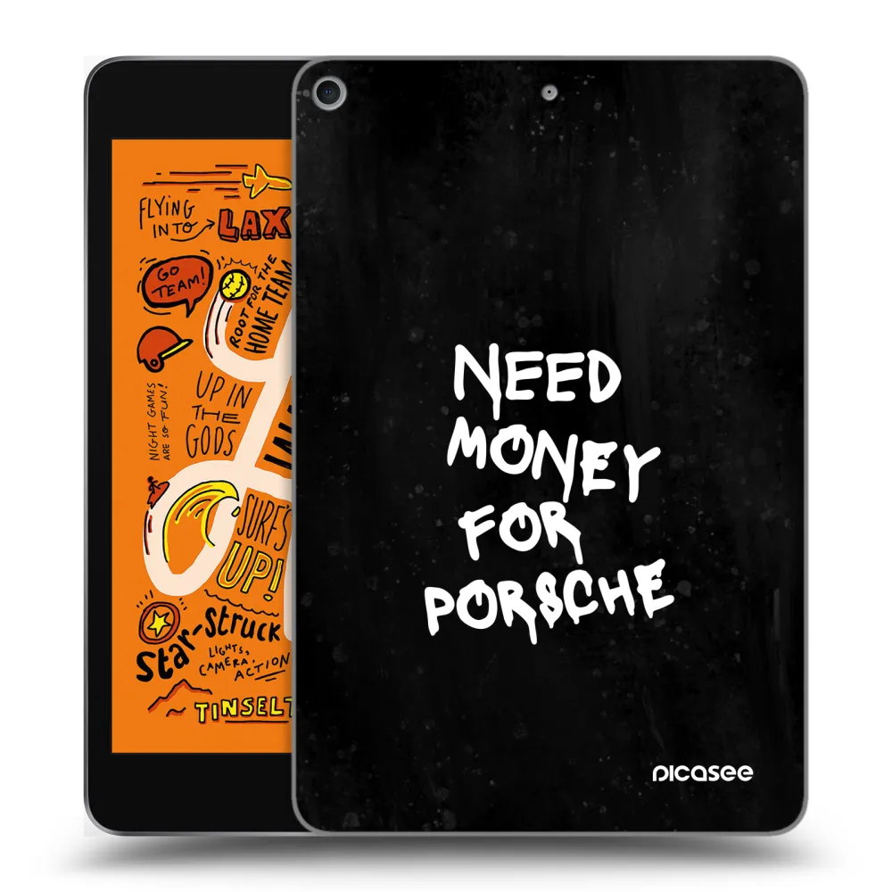 Picasee husă transparentă din silicon pentru Apple iPad mini 2019 (5. gen) - Black Dollar