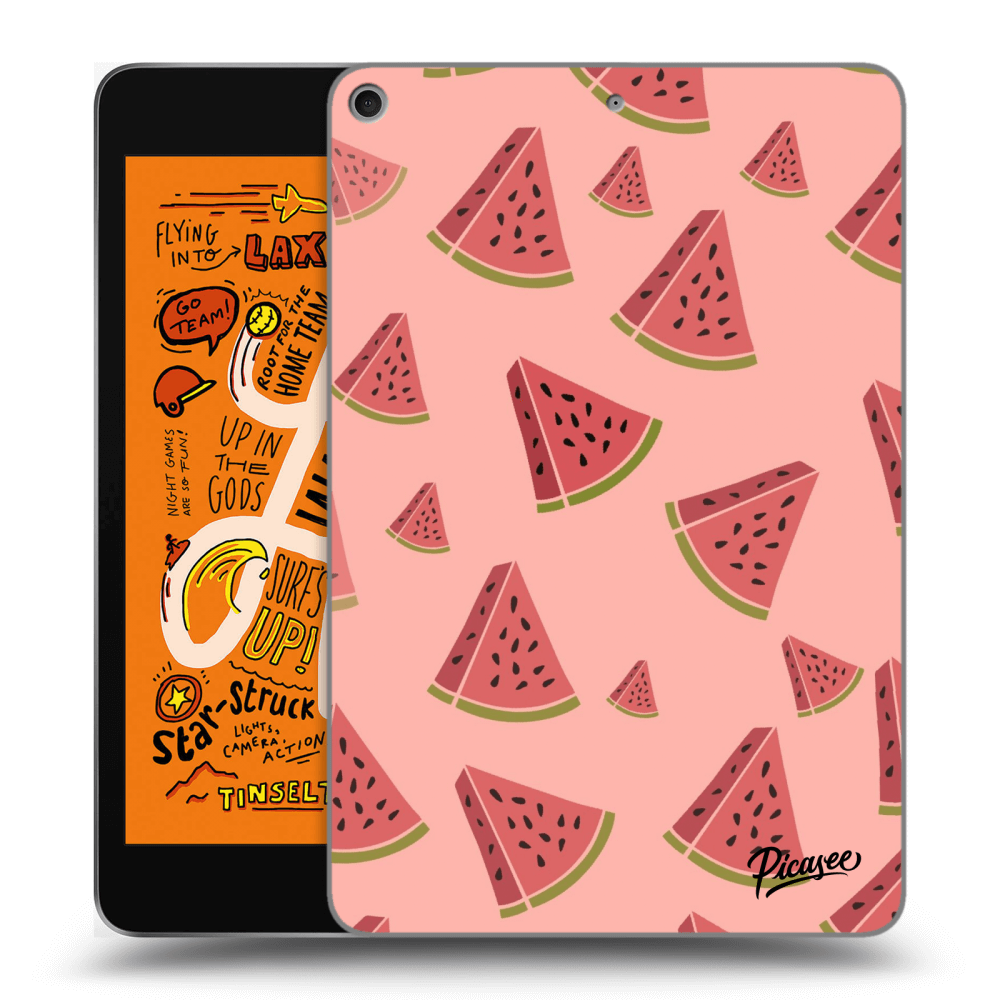 Picasee husă neagră din silicon pentru Apple iPad mini 2019 (5. gen) - Watermelon