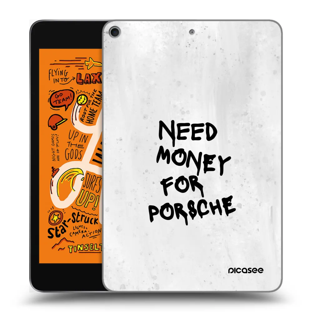 Picasee husă transparentă din silicon pentru Apple iPad mini 2019 (5. gen) - White Dollar