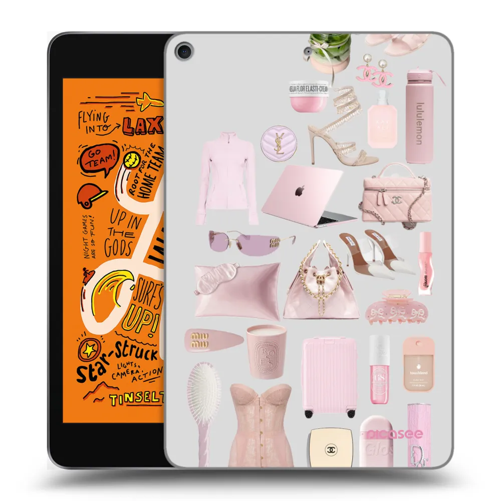 Picasee husă transparentă din silicon pentru Apple iPad mini 2019 (5. gen) - Glam Babe