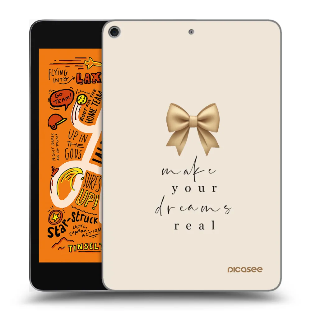Picasee husă transparentă din silicon pentru Apple iPad mini 2019 (5. gen) - Golden Dream
