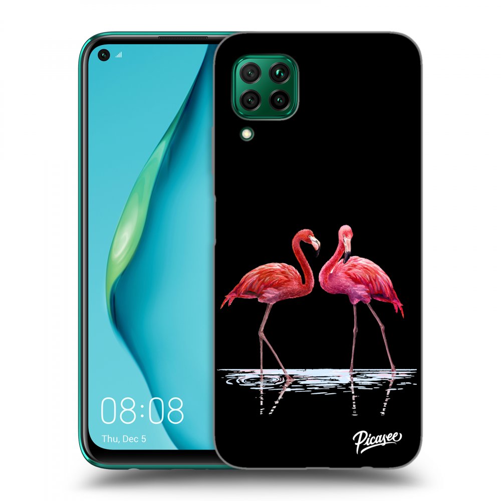 Picasee ULTIMATE CASE pentru Huawei P40 Lite - Flamingos couple