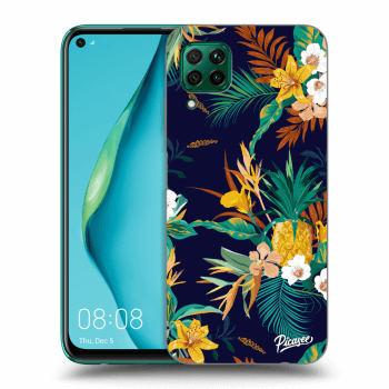 Picasee husă transparentă din silicon pentru Huawei P40 Lite - Pineapple Color