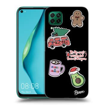 Husă pentru Huawei P40 Lite - Christmas Stickers