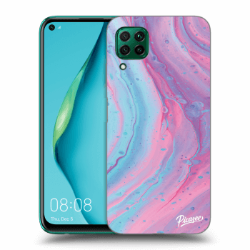 Husă pentru Huawei P40 Lite - Pink liquid