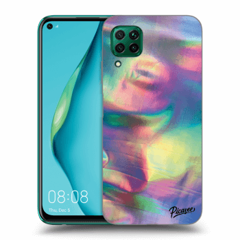 Picasee husă neagră din silicon pentru Huawei P40 Lite - Holo