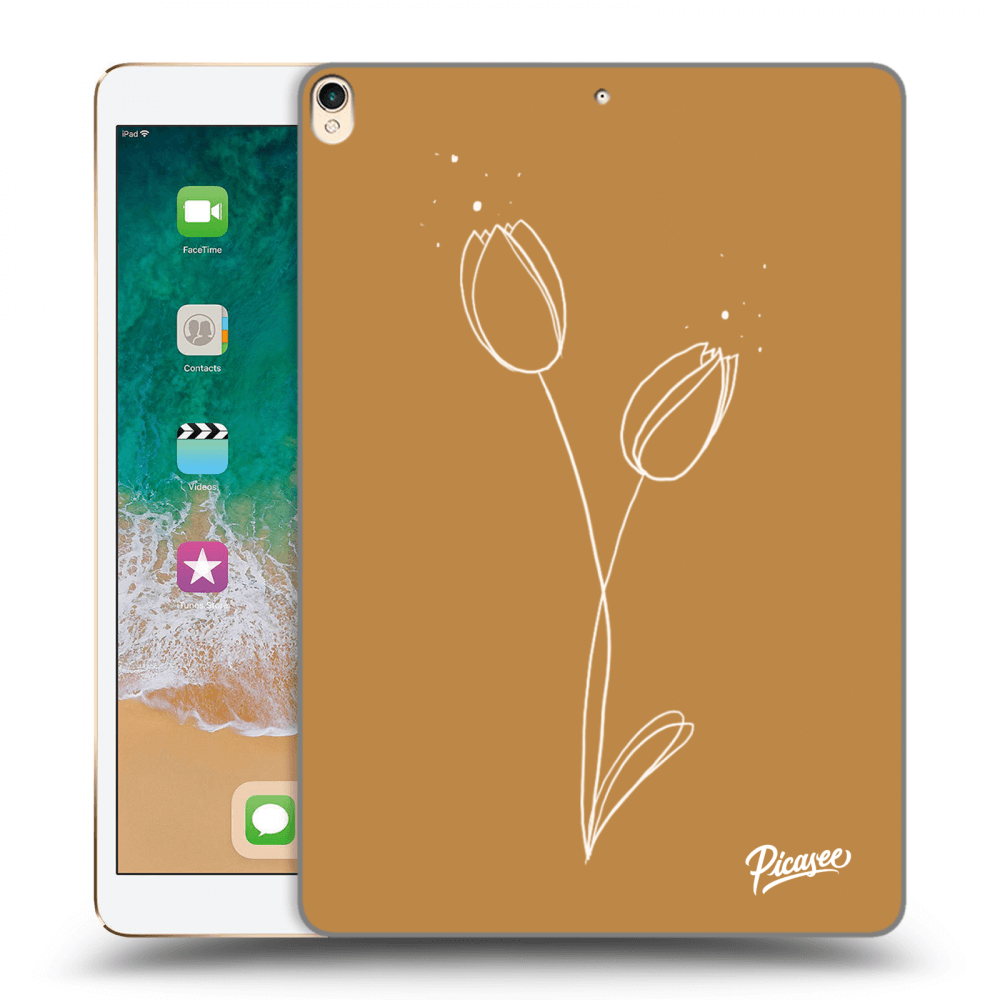 Picasee husă neagră din silicon pentru Apple iPad Pro 10.5" 2017 (2. gen) - Tulips