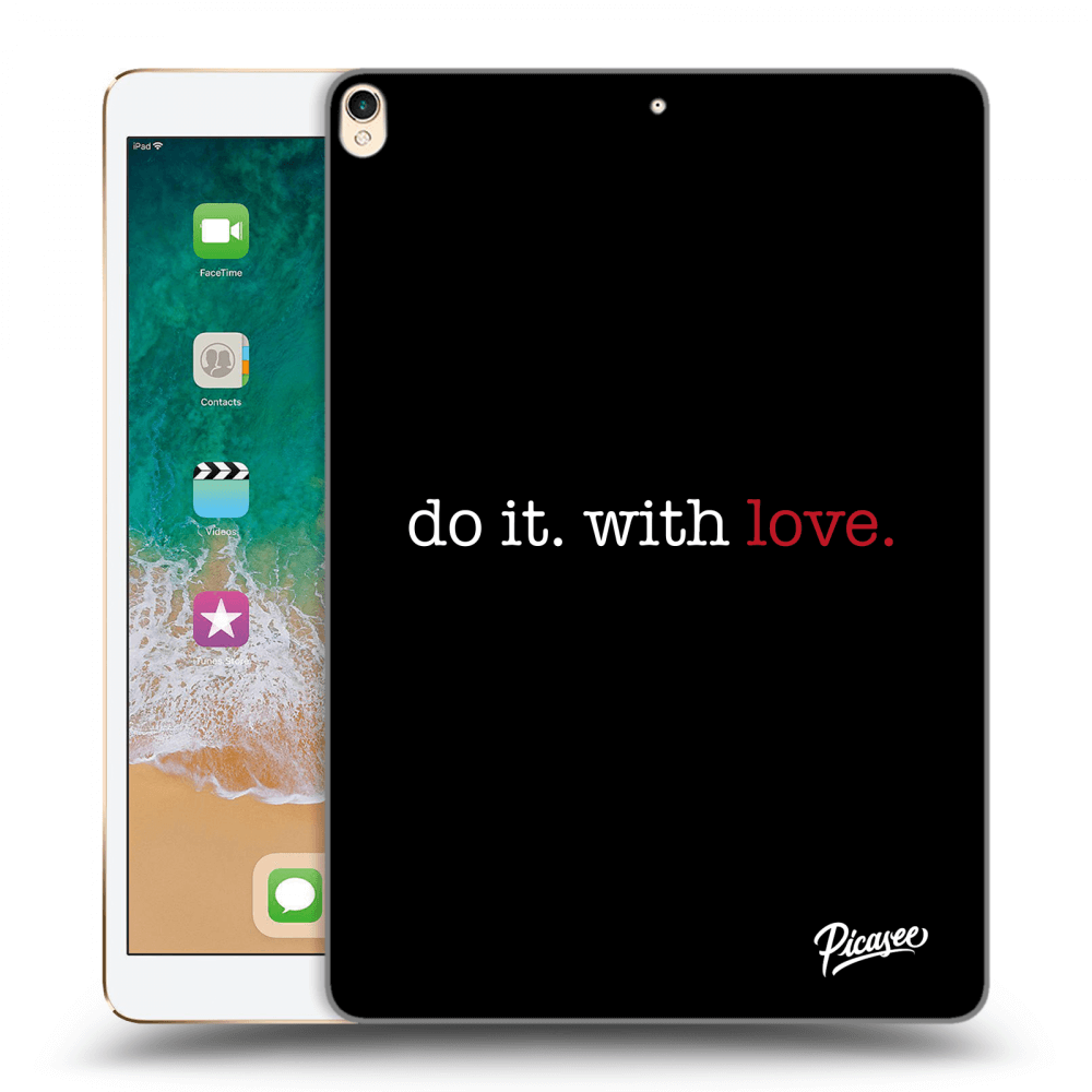 Picasee husă neagră din silicon pentru Apple iPad Pro 10.5" 2017 (2. gen) - Do it. With love.