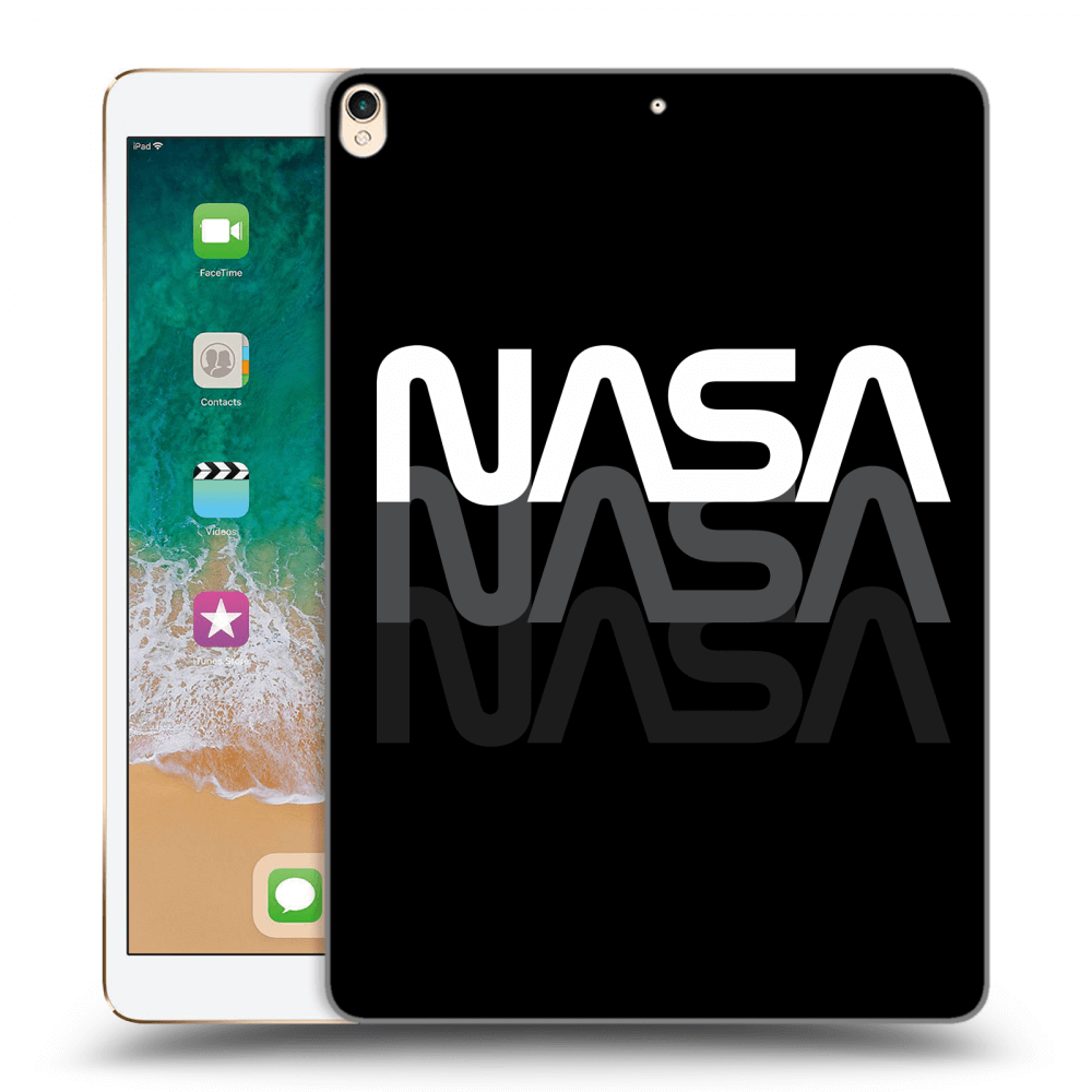 Picasee husă transparentă din silicon pentru Apple iPad Pro 10.5" 2017 (2. gen) - NASA Triple