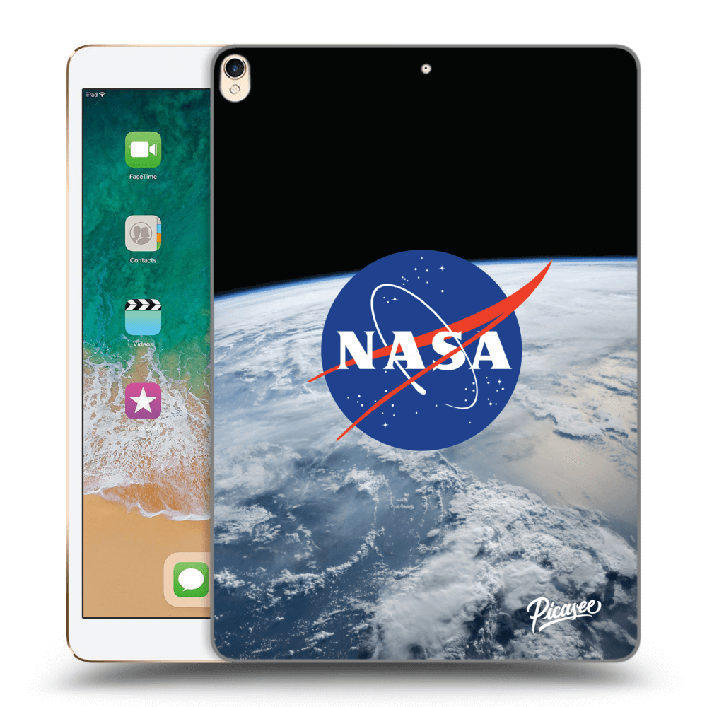 Picasee husă neagră din silicon pentru Apple iPad Pro 10.5" 2017 (2. gen) - Nasa Earth