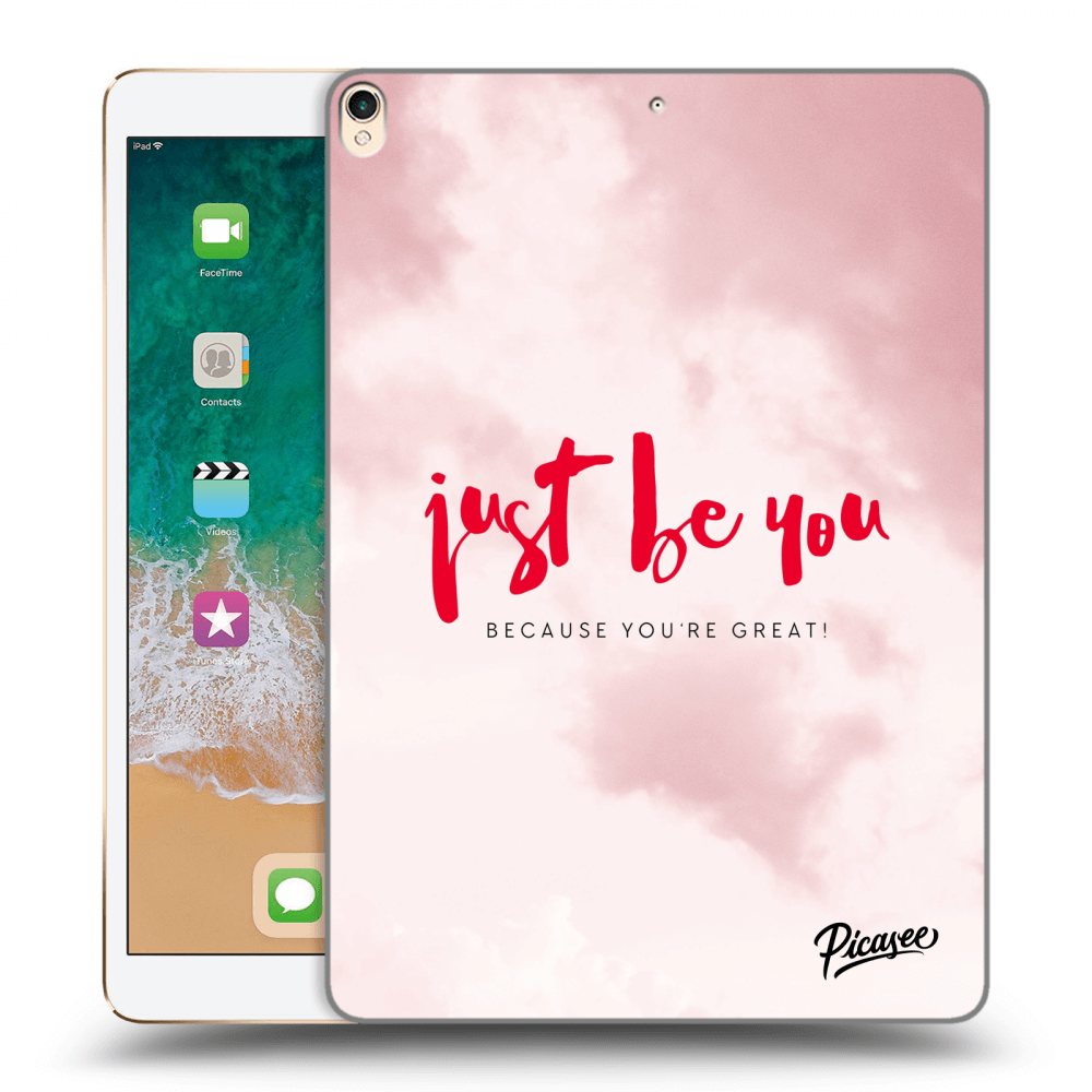 Picasee husă transparentă din silicon pentru Apple iPad Pro 10.5" 2017 (2. gen) - Just be you