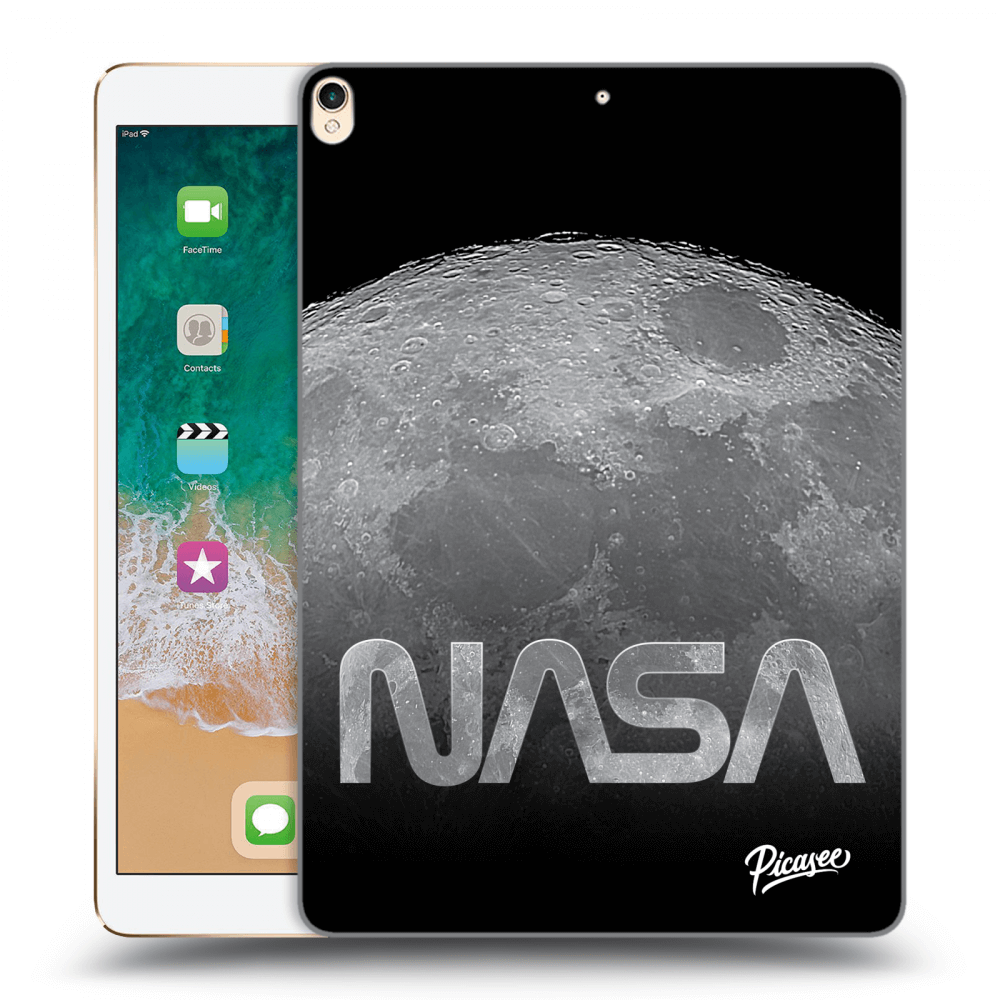 Picasee husă transparentă din silicon pentru Apple iPad Pro 10.5" 2017 (2. gen) - Moon Cut
