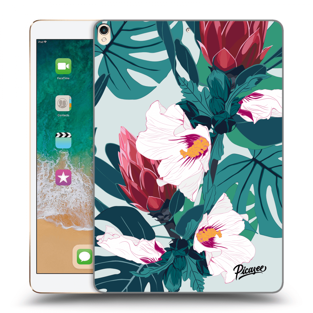 Picasee husă transparentă din silicon pentru Apple iPad Pro 10.5" 2017 (2. gen) - Rhododendron