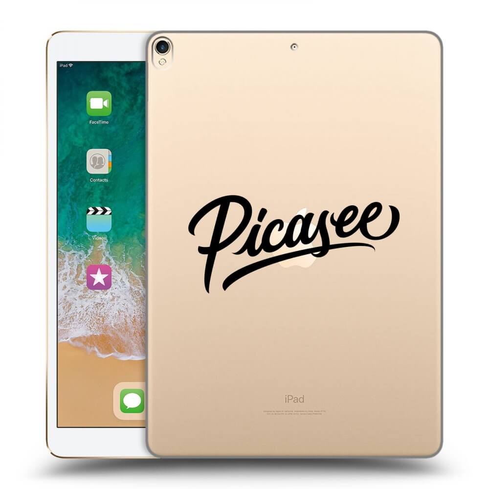Picasee husă transparentă din silicon pentru Apple iPad Pro 10.5" 2017 (2. gen) - Picasee - old logo - black