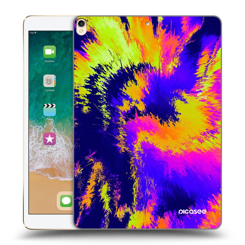 Picasee husă transparentă din silicon pentru Apple iPad Pro 10.5" 2017 (2. gen) - Burn