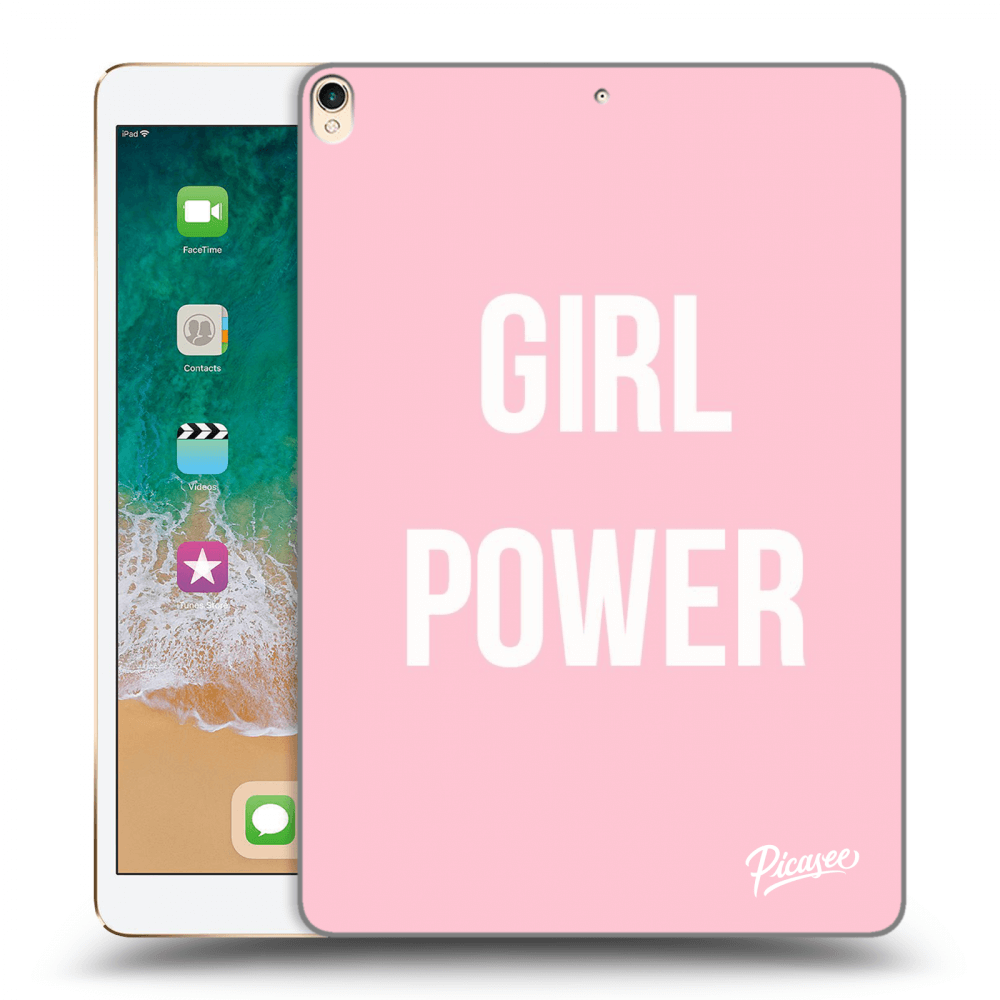 Picasee husă transparentă din silicon pentru Apple iPad Pro 10.5" 2017 (2. gen) - Girl power
