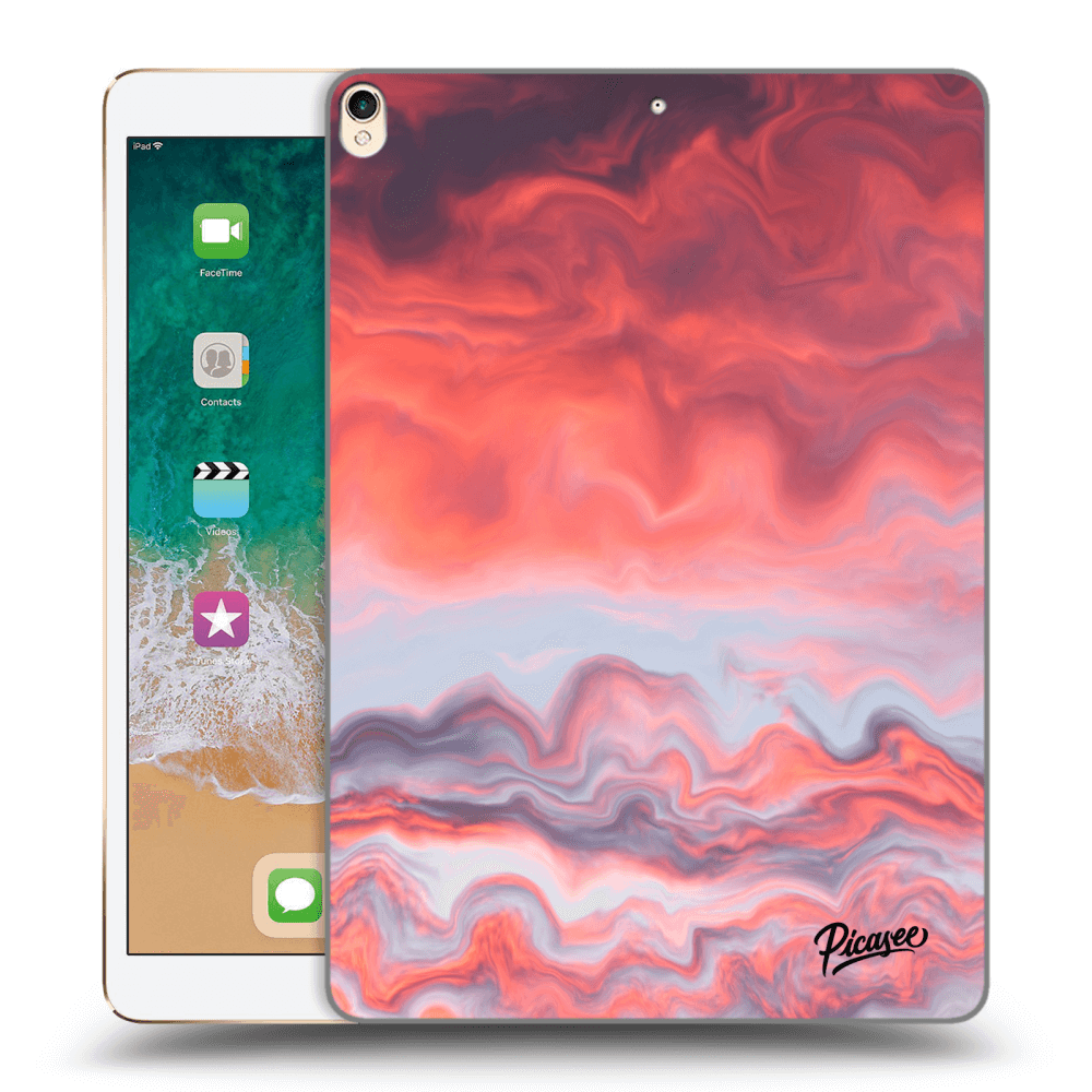 Picasee husă transparentă din silicon pentru Apple iPad Pro 10.5" 2017 (2. gen) - Sunset