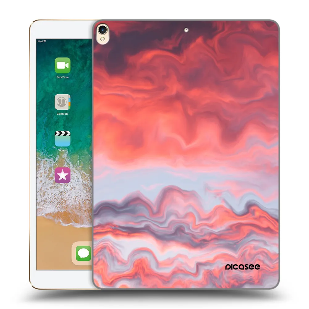 Picasee husă transparentă din silicon pentru Apple iPad Pro 10.5" 2017 (2. gen) - Sunset