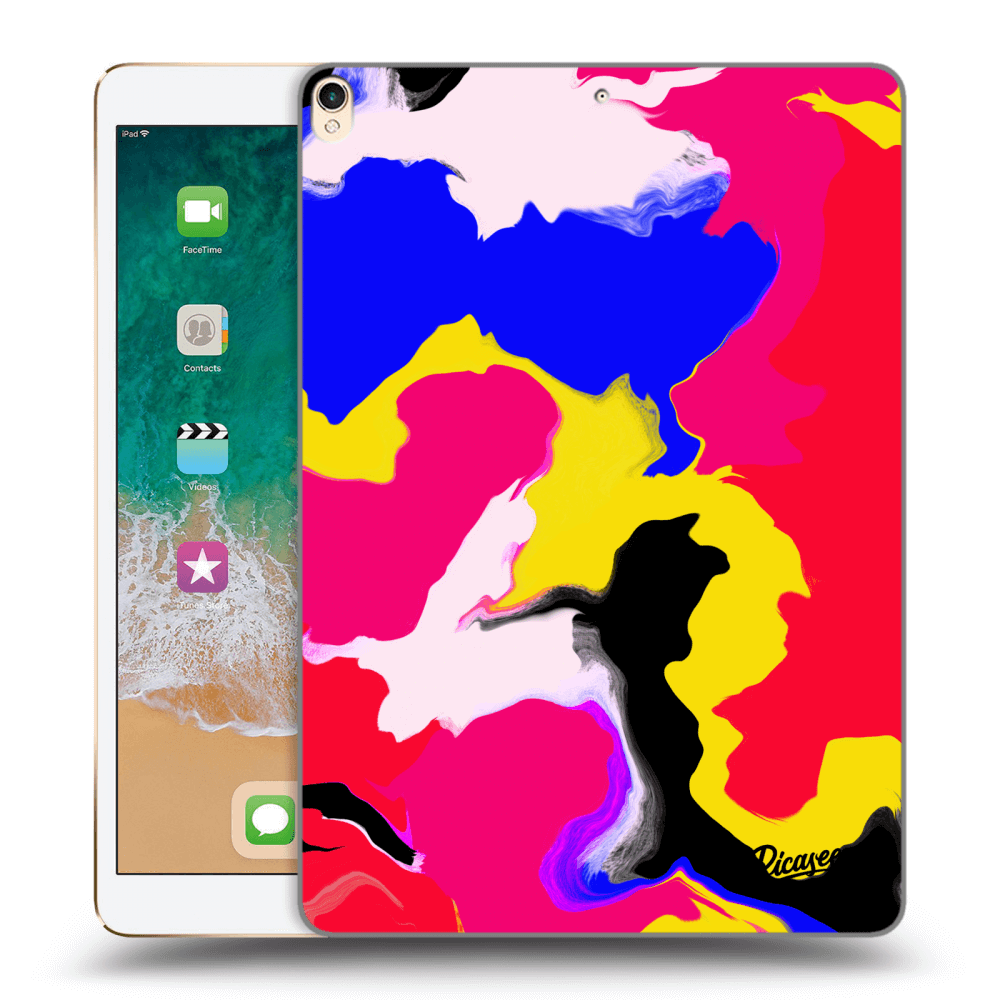 Picasee husă transparentă din silicon pentru Apple iPad Pro 10.5" 2017 (2. gen) - Watercolor