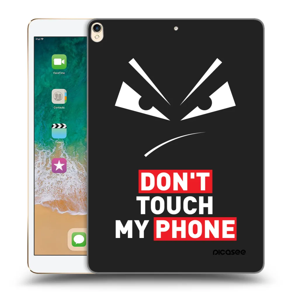 Picasee husă neagră din silicon pentru Apple iPad Pro 10.5" 2017 (2. gen) - Evil Eye - Transparent