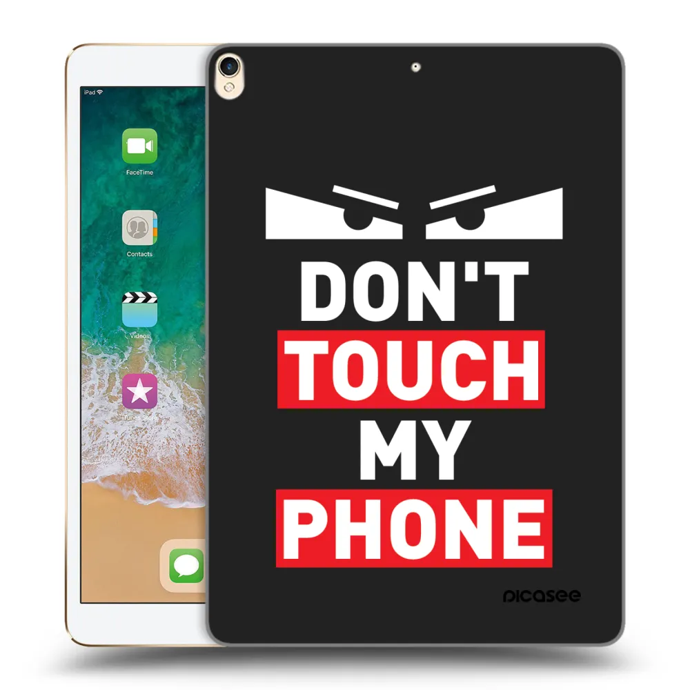 Picasee husă neagră din silicon pentru Apple iPad Pro 10.5" 2017 (2. gen) - Shadow Eye - Transparent