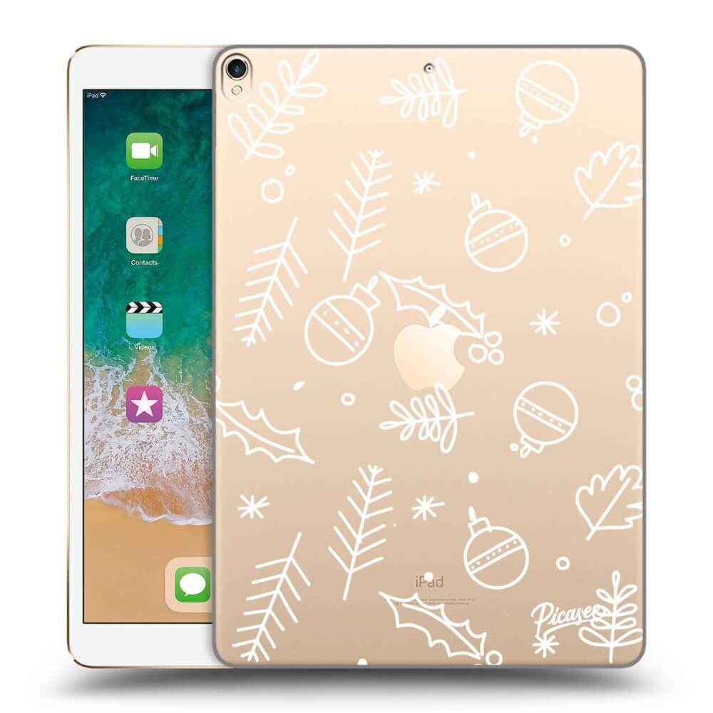 Picasee husă transparentă din silicon pentru Apple iPad Pro 10.5" 2017 (2. gen) - Mistletoe