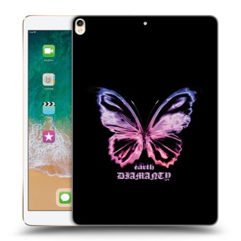 Picasee husă transparentă din silicon pentru Apple iPad Pro 10.5" 2017 (2. gen) - Diamanty Purple