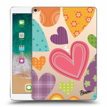 Husă pentru Apple iPad Pro 10.5" 2017 (2. gen) - Colored heart