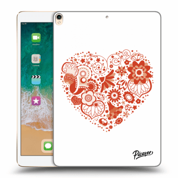 Picasee husă transparentă din silicon pentru Apple iPad Pro 10.5" 2017 (2. gen) - Big heart