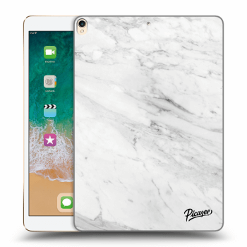Picasee husă transparentă din silicon pentru Apple iPad Pro 10.5" 2017 (2. gen) - White marble