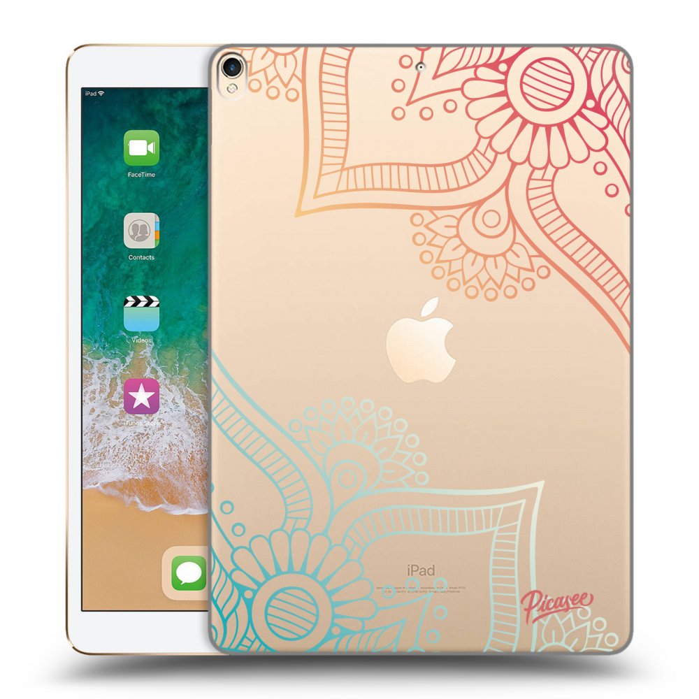 Picasee husă transparentă din silicon pentru Apple iPad Pro 10.5" 2017 (2. gen) - Flowers pattern