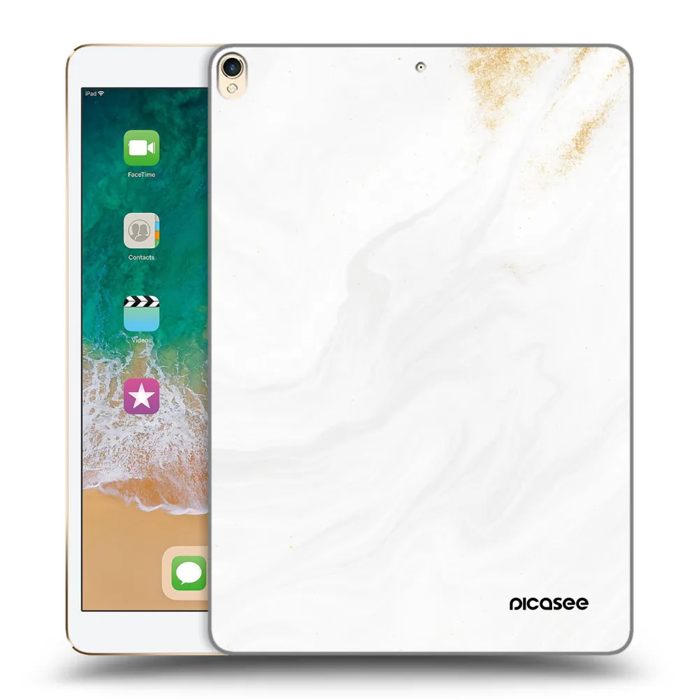 Picasee husă transparentă din silicon pentru Apple iPad Pro 10.5" 2017 (2. gen) - White