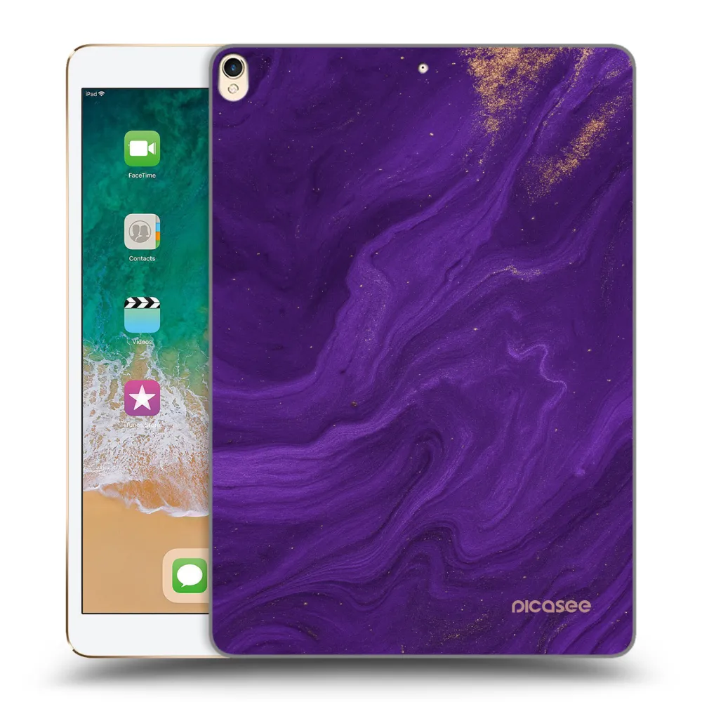 Picasee husă transparentă din silicon pentru Apple iPad Pro 10.5" 2017 (2. gen) - Purple