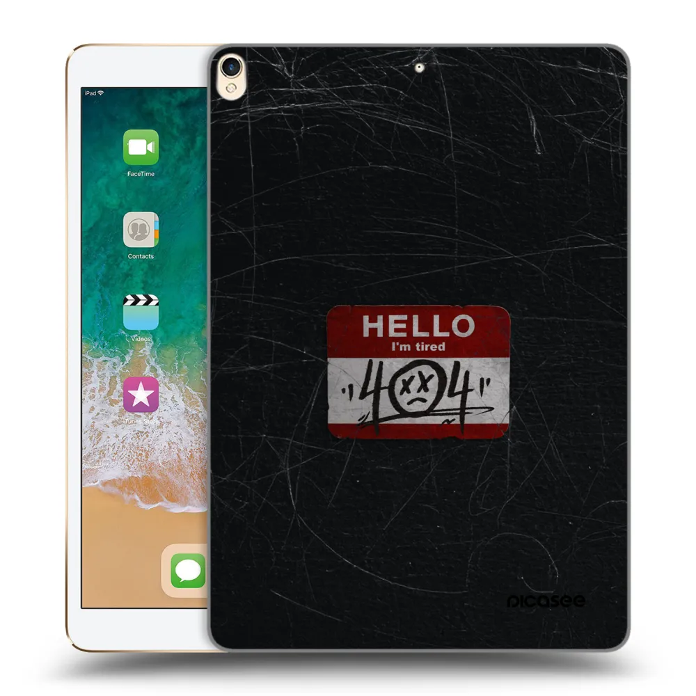 Picasee husă transparentă din silicon pentru Apple iPad Pro 10.5" 2017 (2. gen) - HELLO 404