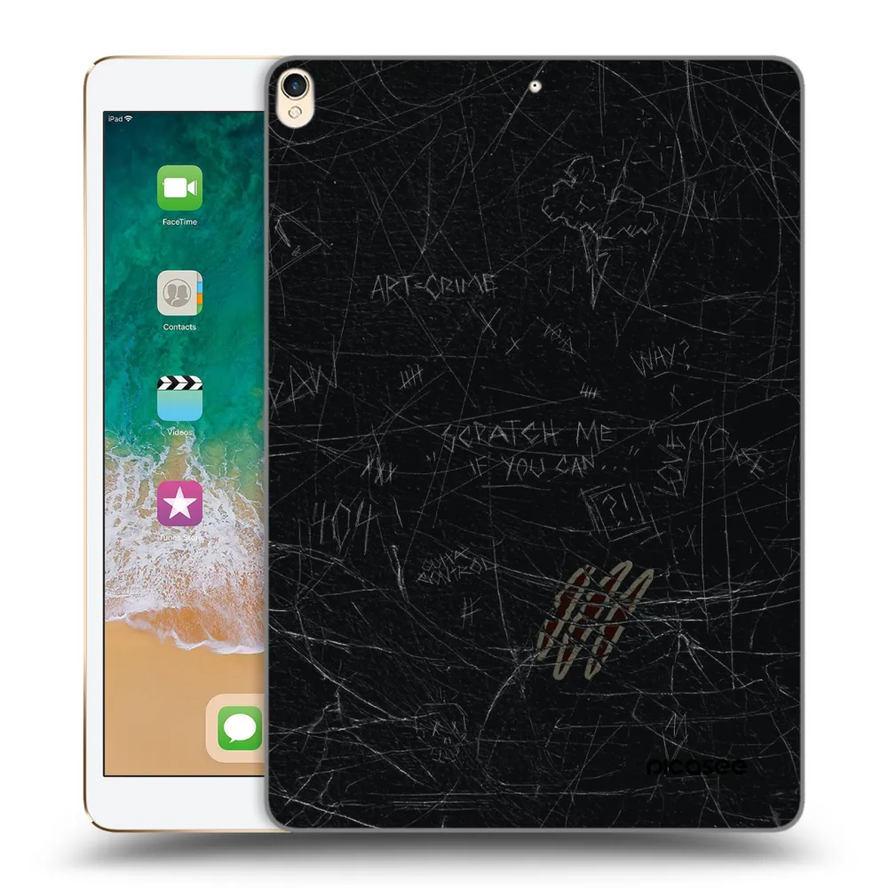 Picasee husă transparentă din silicon pentru Apple iPad Pro 10.5" 2017 (2. gen) - SCRATCH