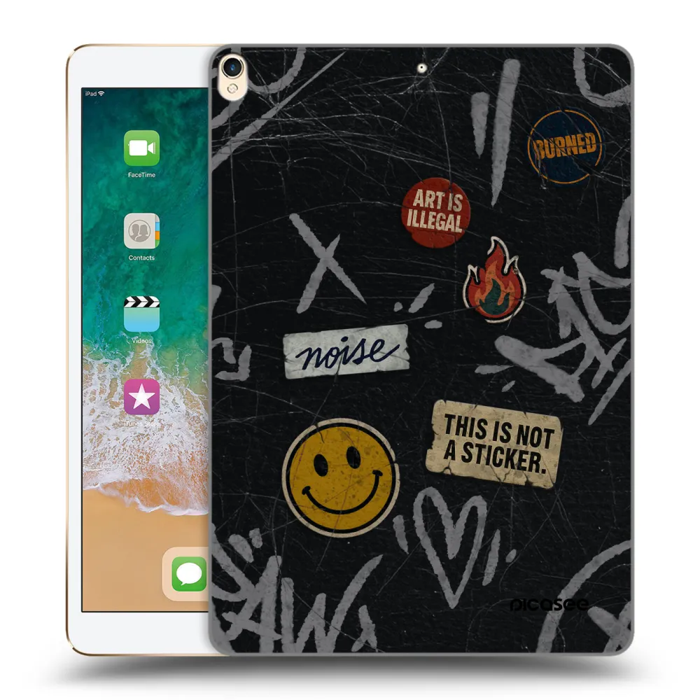 Picasee husă transparentă din silicon pentru Apple iPad Pro 10.5" 2017 (2. gen) - STICKERS x TAGS