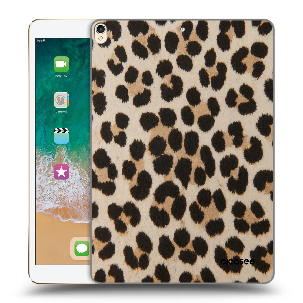 Picasee husă transparentă din silicon pentru Apple iPad Pro 10.5" 2017 (2. gen) - Brown Tiger