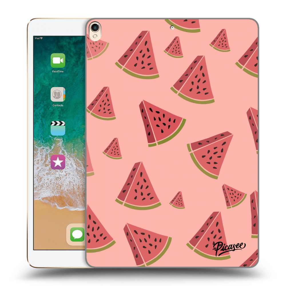 Picasee husă transparentă din silicon pentru Apple iPad Pro 10.5" 2017 (2. gen) - Watermelon
