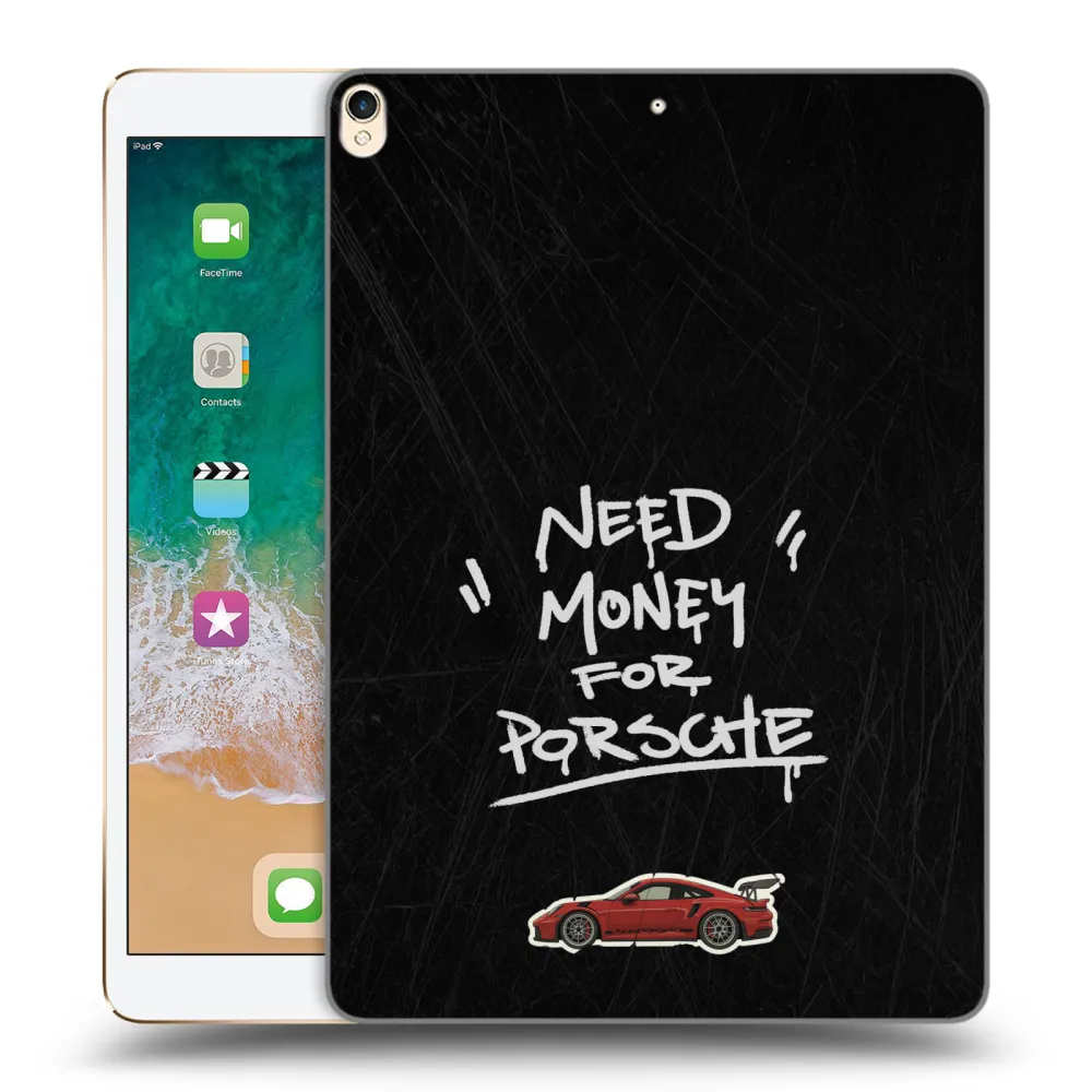 Picasee husă transparentă din silicon pentru Apple iPad Pro 10.5" 2017 (2. gen) - Dark Racer