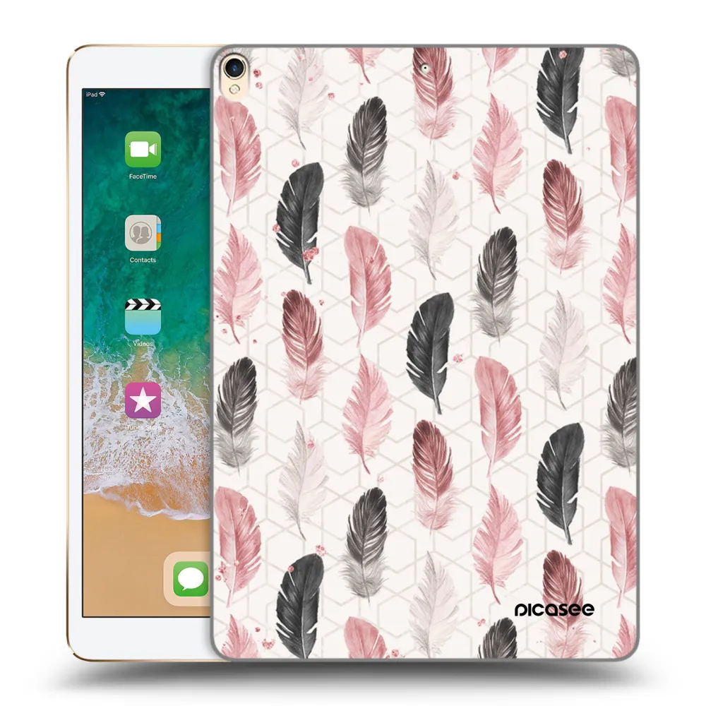 Picasee husă transparentă din silicon pentru Apple iPad Pro 10.5" 2017 (2. gen) - Feather 2